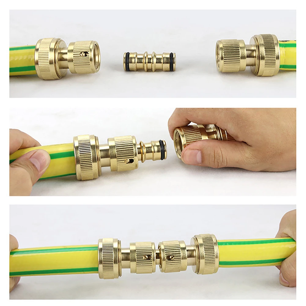 1pcs Hose Connector 2 Way Garden Brass Hose Connector Joiner Coupler Watering Water Pipe Tap Male For Garden Watering
1pcs Hose Connector 2 Way Garden Brass Hose Connector Joiner Coupler Watering Water Pipe Tap Male For Garden Watering