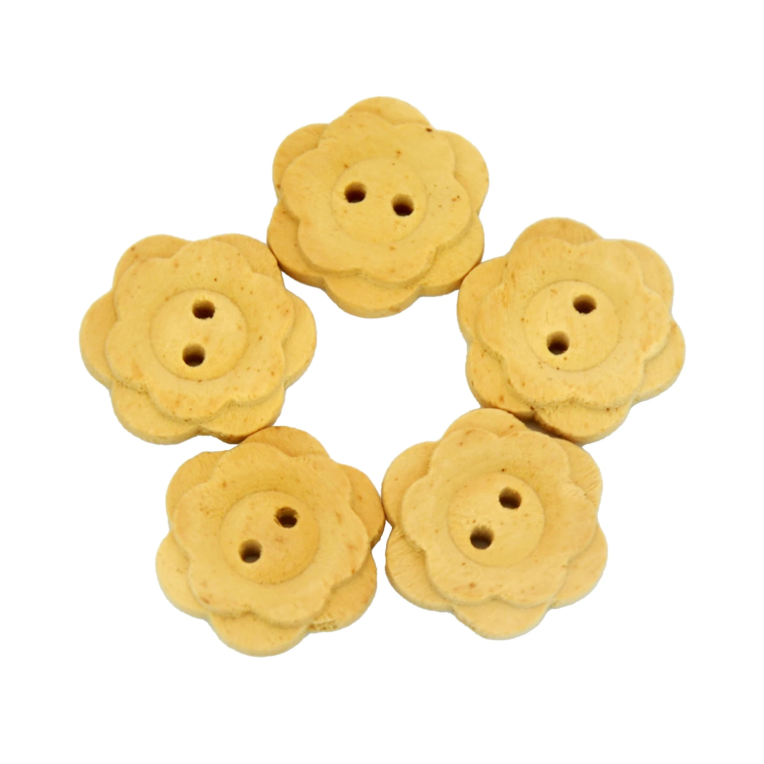 30pcs New Sunflower Wooden Buttons Natural 2cm 2 Hole Double Plum Blossom Wood Button For Coat Trench Coat Shoes Hat Decoration
30pcs New Sunflower Wooden Buttons Natural 2cm 2 Hole Double Plum Blossom Wood Button For Coat Trench Coat Shoes Hat Decoration