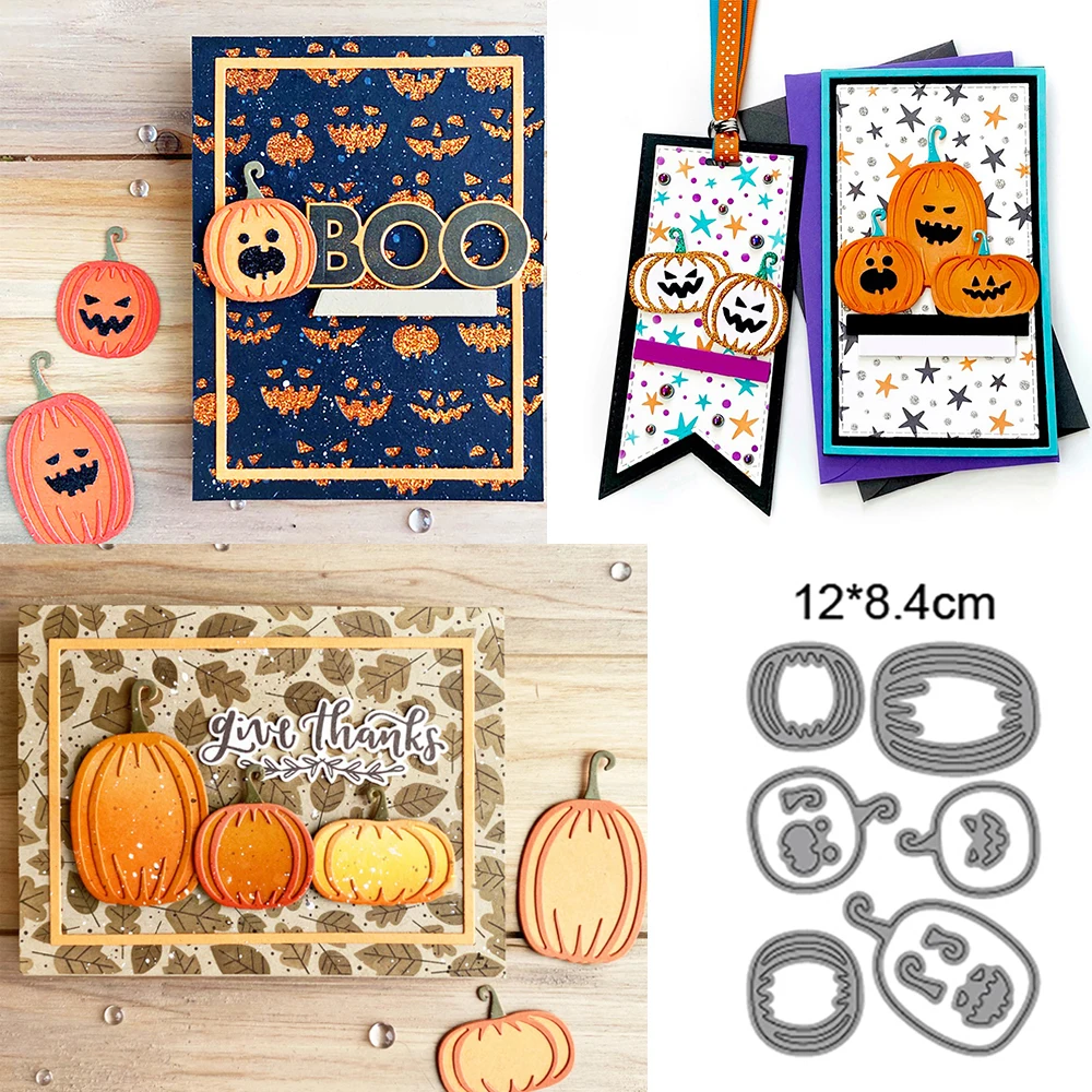 6pcs/set Pumpkin Halloween 2022 New Arrivals Cutting Dies Metal Scrapbooking Decoration Embossed Photo Album Card Handicrafts
6pcs/set Pumpkin Halloween 2022 New Arrivals Cutting Dies Metal Scrapbooking Decoration Embossed Photo Album Card Handicrafts