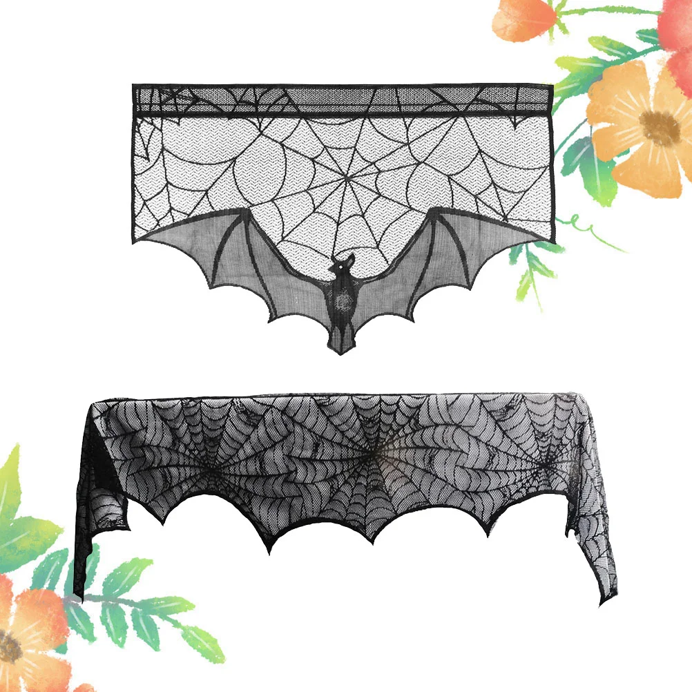 Fireplace Table Clothcover Spider Lace Bat Decor Tablecloth Topper 3D Scary Web Cobweb Scarf Lampshade Party Curtains Gothic
Fireplace Table Clothcover Spider Lace Bat Decor Tablecloth Topper 3D Scary Web Cobweb Scarf Lampshade Party Curtains Gothic