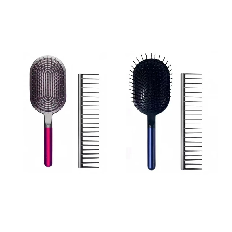 Airbag Comb+Wide Tooth Comb Detangling Scalp Massage Airbag Hairbrush Portable Styling Tools For Dyson Rose Red
Airbag Comb+Wide Tooth Comb Detangling Scalp Massage Airbag Hairbrush Portable Styling Tools For Dyson Rose Red