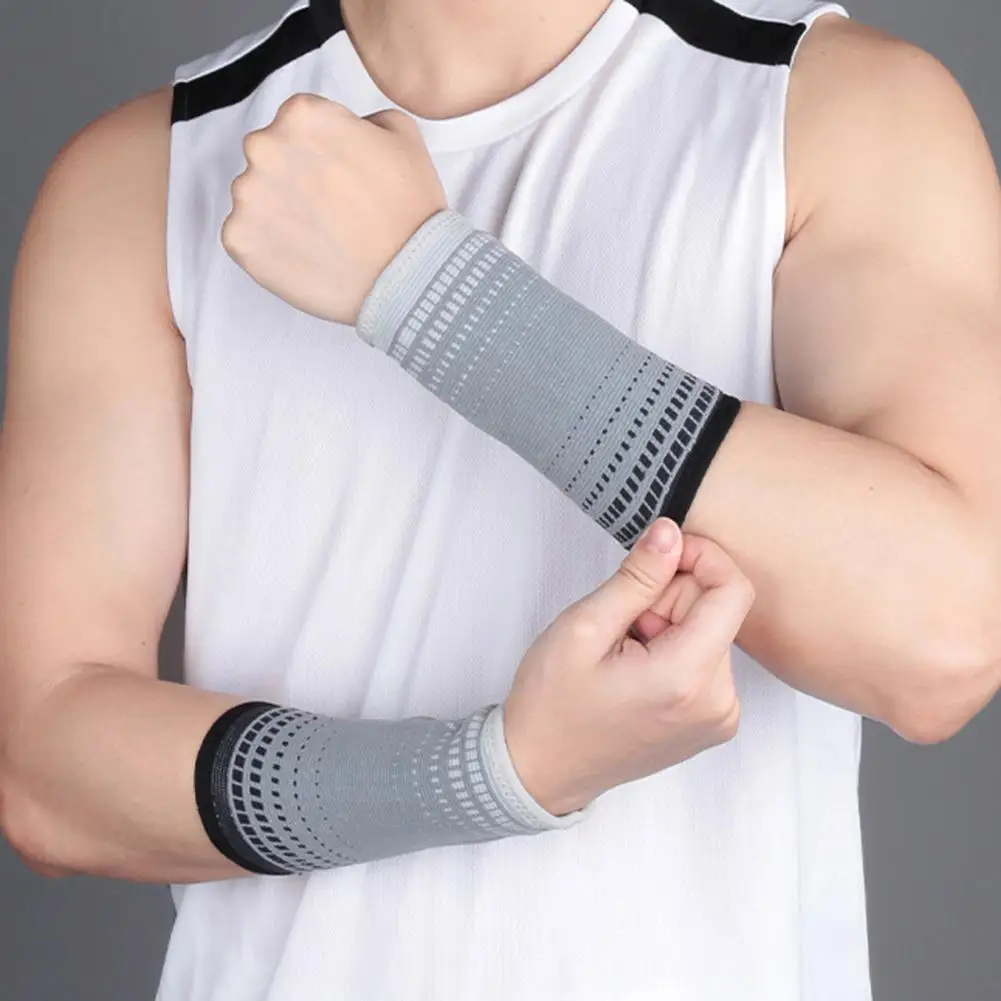 Practical Sports Wristband Compression Protective Nylon Knit Assistance Sweat Bands for Basketball Volleyball Weight Lifting
Practical Sports Wristband Compression Protective Nylon Knit Assistance Sweat Bands for Basketball Volleyball Weight Lifting