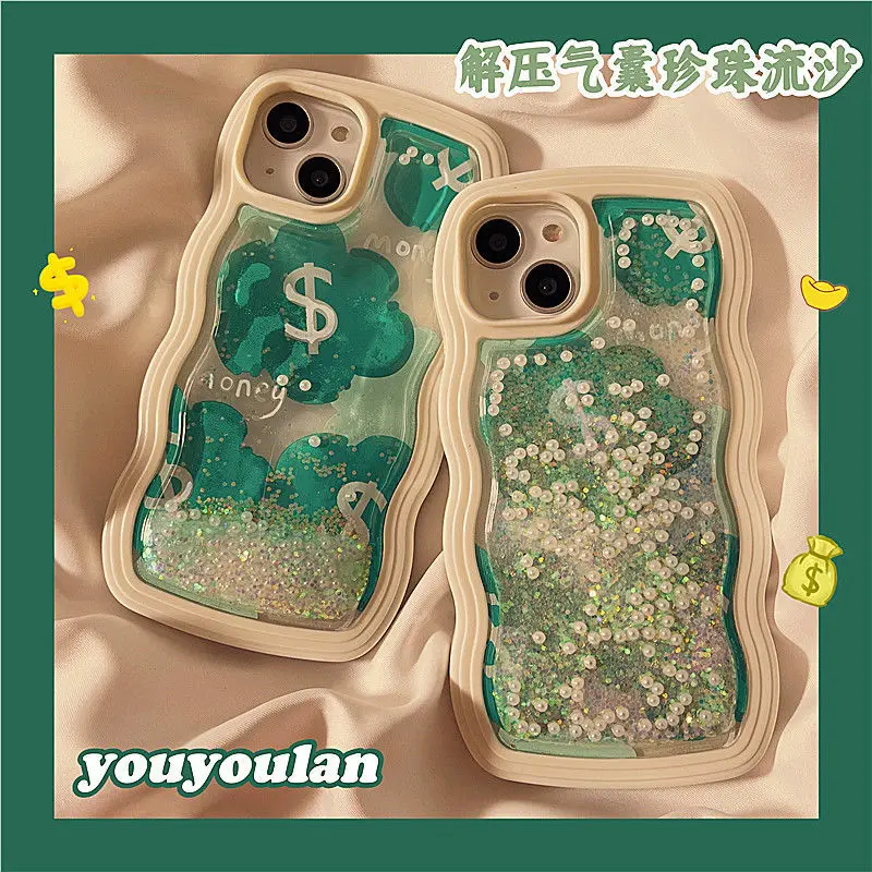 Decompress Airbag Pearl Dollar Quicksand Fun Protective Back Cover for iPhone13 12ProMax 11 Xs XR XsMax Shockproof Case
Decompress Airbag Pearl Dollar Quicksand Fun Protective Back Cover for iPhone13 12ProMax 11 Xs XR XsMax Shockproof Case