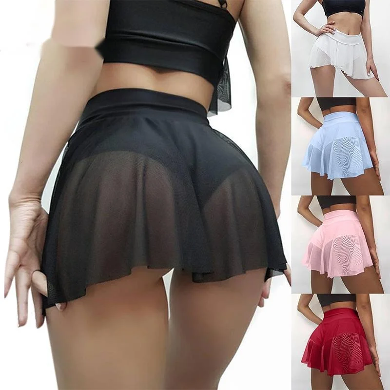 Summer Shorts Womens Fitness Sexy Veil Skirt Girls Gym Short Dance Skirt Shorts Solid Color Pantskirt Anti-emptied Shorts 2021
Summer Shorts Womens Fitness Sexy Veil Skirt Girls Gym Short Dance Skirt Shorts Solid Color Pantskirt Anti-emptied Shorts 2021