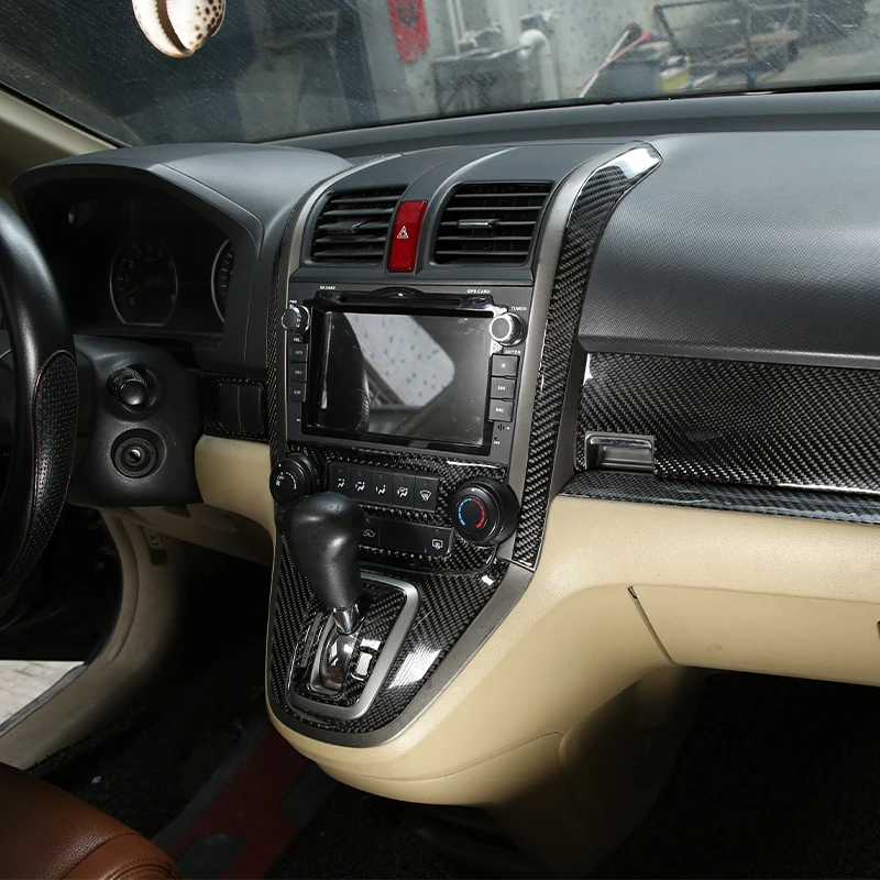 For Honda CRV 2007-11 Soft carbon fiber style Car Gear Panel Central Control Instrument Decorative Panel Sticker car decoration
For Honda CRV 2007-11 Soft carbon fiber style Car Gear Panel Central Control Instrument Decorative Panel Sticker car decoration