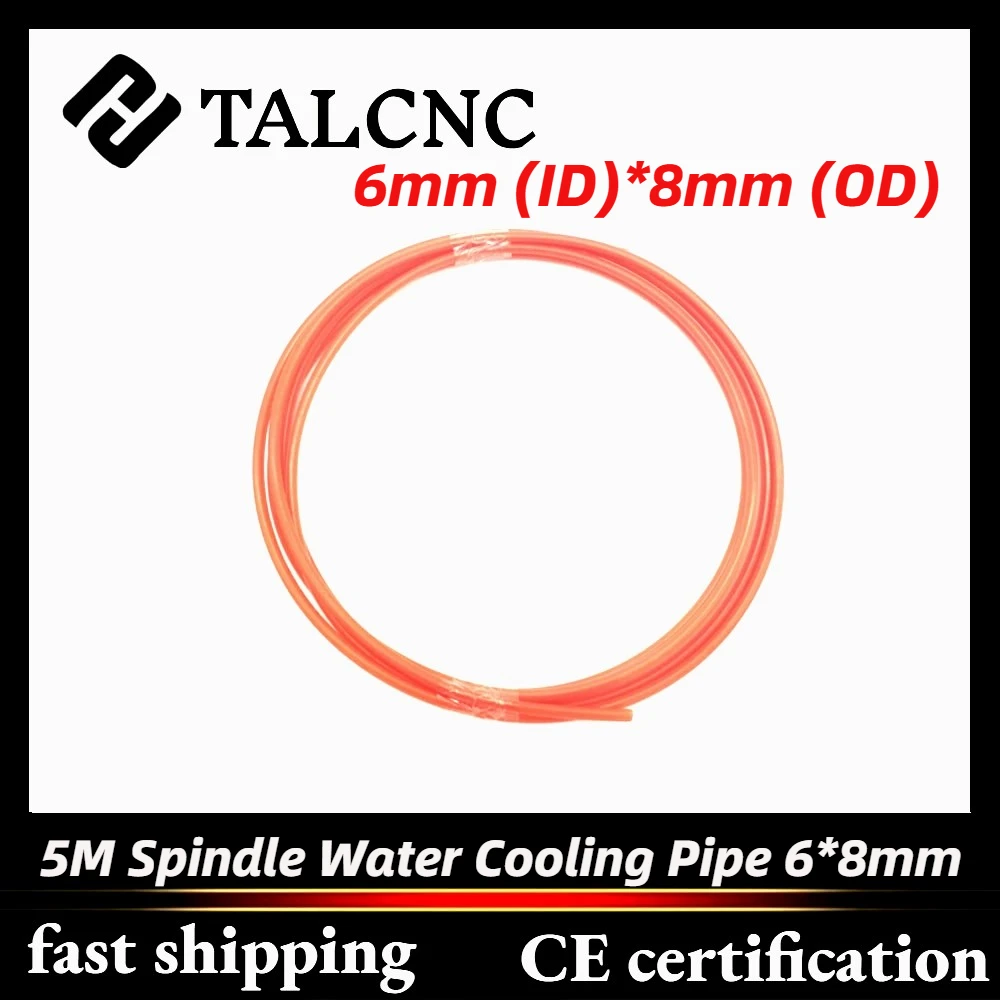 

5M / 3M Spindle Water Cooling Pipe 6*8mm Water Cooling Pipe for Spindle motor Water Pump