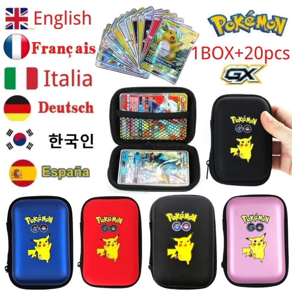 Коллекция 2023 года, игровые карты Pokemon на французском и английском языках, вместительный держатель для карт, альбом, жесткий держатель для книги, коробка для хранения наушников, игрушка
Коллекция 2023 года, игровые карты Pokemon на французском и английском языках, вместительный держатель для карт, альбом, жесткий держатель для книги, коробка для хранения наушников, игрушка