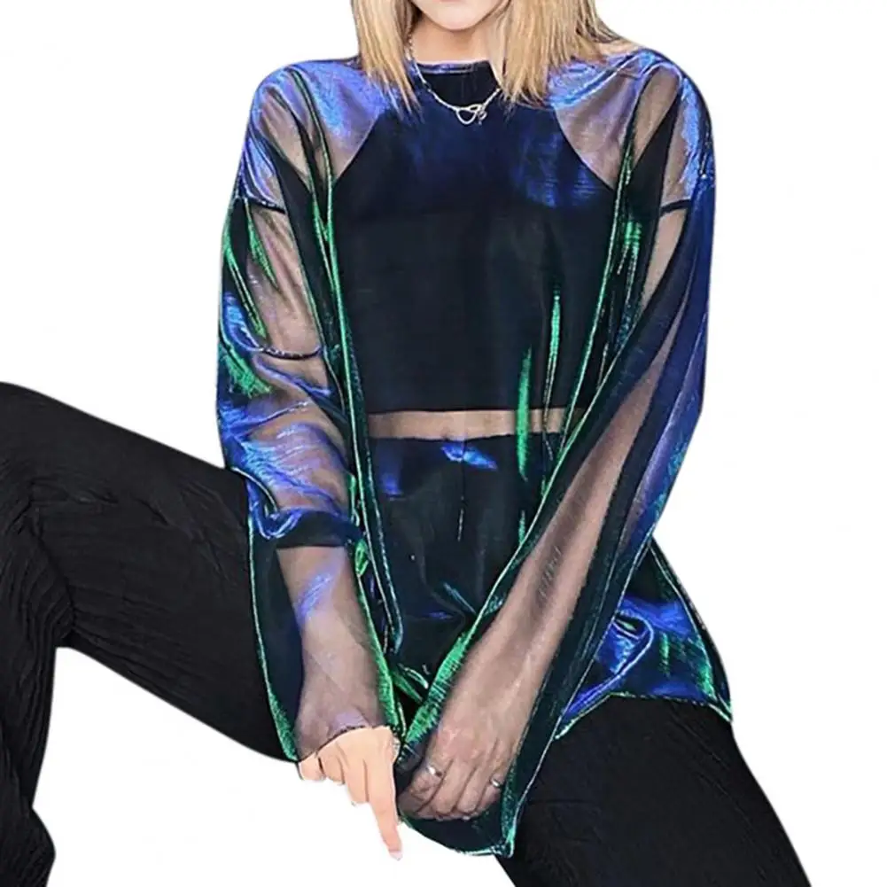 Party Top Charming Lightweight Women Club Top Oversized Lady Club T-shirt O Neck Lady Club Top Women Garment
Party Top Charming Lightweight Women Club Top Oversized Lady Club T-shirt O Neck Lady Club Top Women Garment