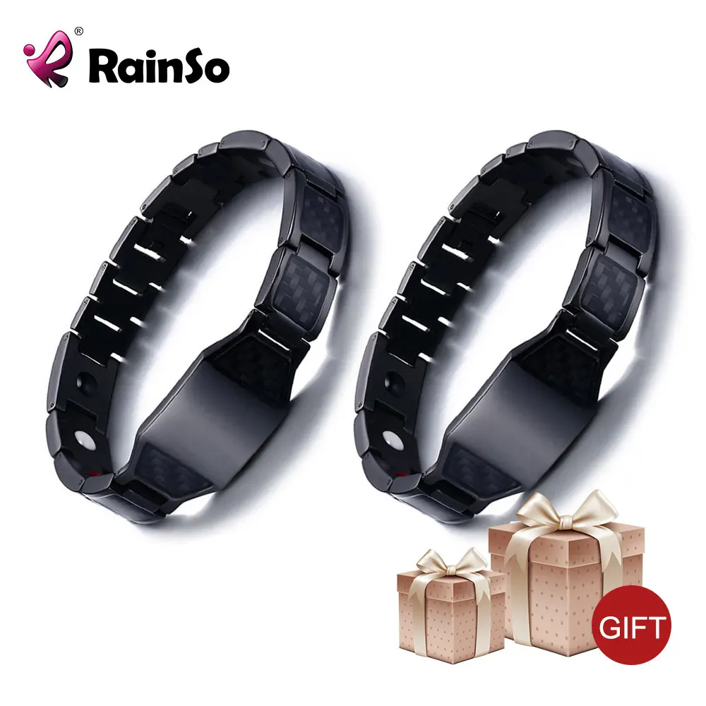 Rainso Diy Name Custom Bracelet Bio Energy Health Magnetic Bangle for Arthritis Pain Stainless Steel Bracelet Gift For Men 2pcs
Rainso Diy Name Custom Bracelet Bio Energy Health Magnetic Bangle for Arthritis Pain Stainless Steel Bracelet Gift For Men 2pcs