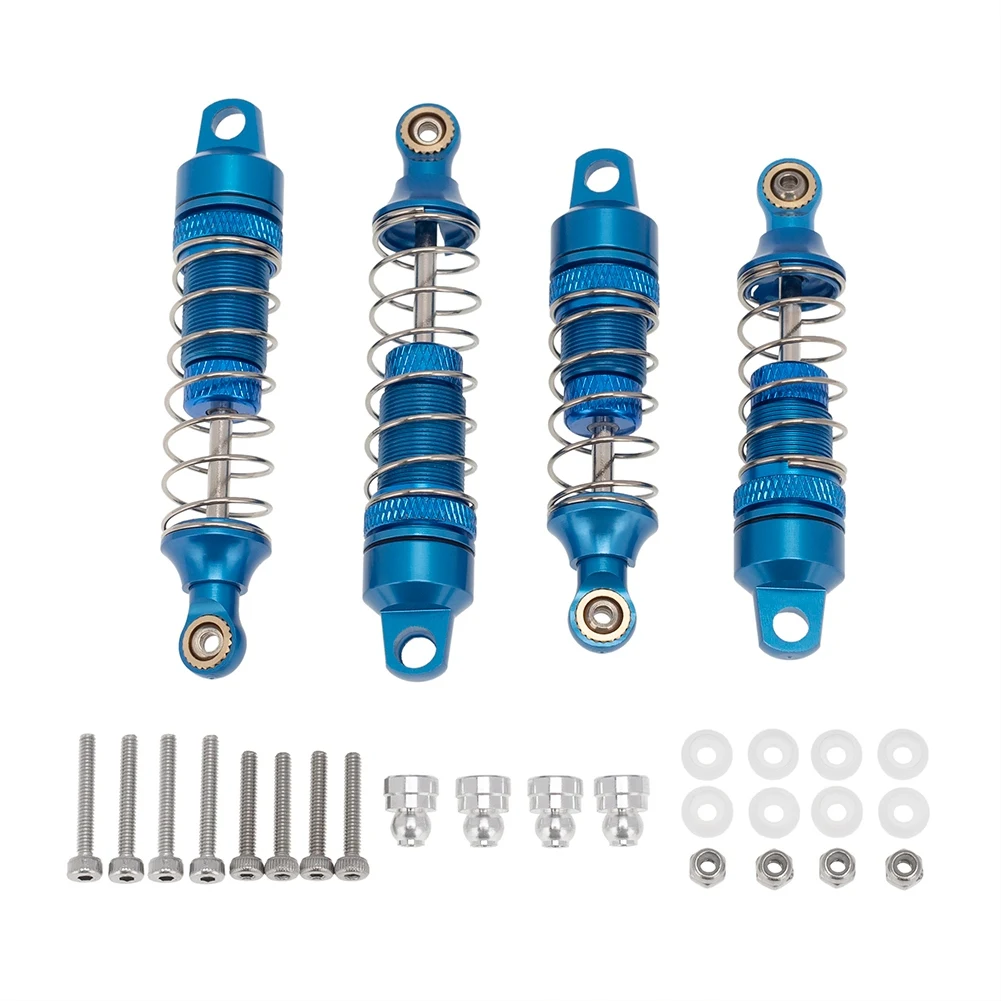 4Pcs Metal Front & Rear Shock Absorber Spring Dampers for Losi 1/18 Mini-T 2.0 2WD Stadium Truck Upgrade Parts,Blue 
4Pcs Metal Front & Rear Shock Absorber Spring Dampers for Losi 1/18 Mini-T 2.0 2WD Stadium Truck Upgrade Parts,Blue