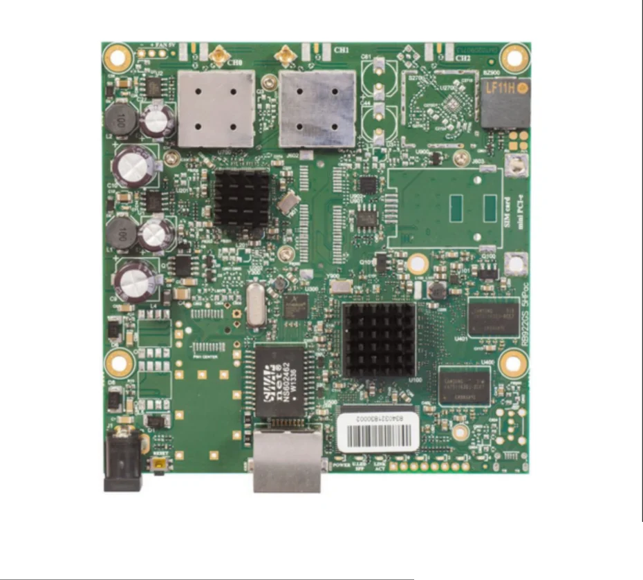 MikroTik ROS wireless bridge motherboard RB911G-5HPacD supports 802.11ac protocol
MikroTik ROS wireless bridge motherboard RB911G-5HPacD supports 802.11ac protocol
