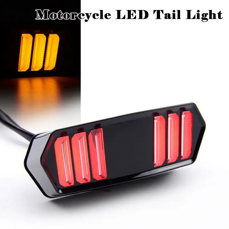 Universal Motorcycle LED Taillight Rear Tail Amber Turn Signal Light Red Brake Lamp For HONDA MSX /Grom 125 2013-2016 CB 650
Universal Motorcycle LED Taillight Rear Tail Amber Turn Signal Light Red Brake Lamp For HONDA MSX /Grom 125 2013-2016 CB 650