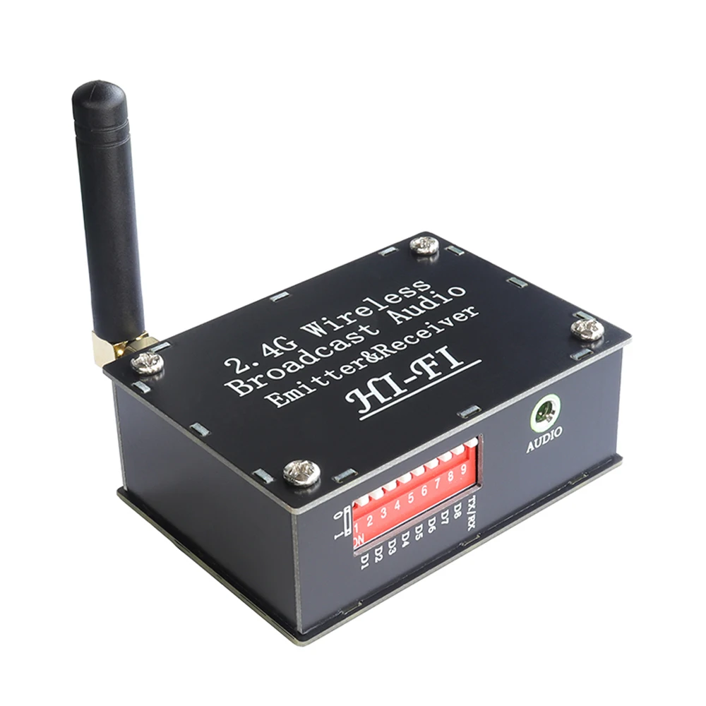 

2.4G high fidelity audio wireless transmission Receiver/Transmitter Supports one transmitter and multiple receivers in stereo