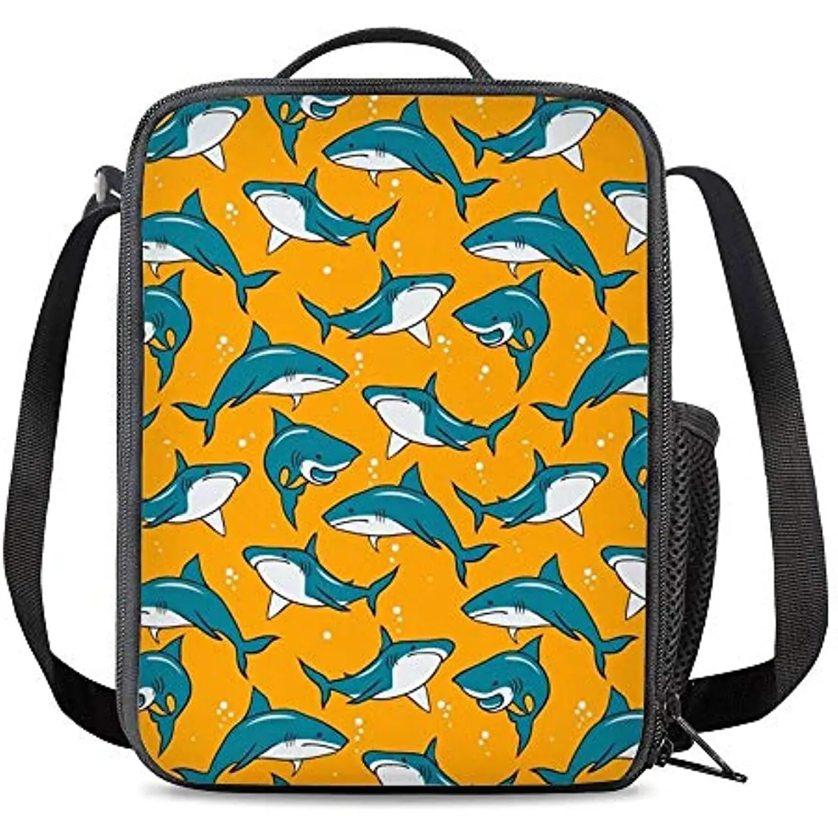 Cute Sharks Kids Small Lunch Box Childrens Day Insulated Lunch Bag with Zipper Shoulder Strap Cooler Lunch Tote for Boys Girl
Cute Sharks Kids Small Lunch Box Childrens Day Insulated Lunch Bag with Zipper Shoulder Strap Cooler Lunch Tote for Boys Girl