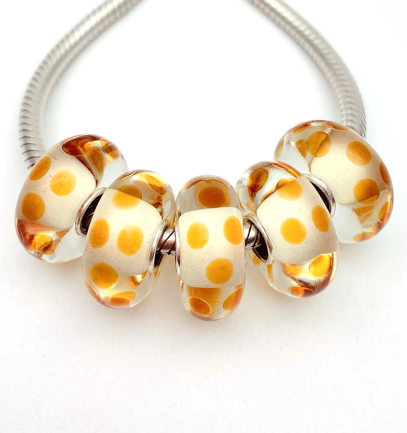 XHYG299 5X 100% Authenticity S925 Sterling Silver Beads Murano GlassBeads Fit European Charms Bracelet Diy Jewelry Lampwork
XHYG299 5X 100% Authenticity S925 Sterling Silver Beads Murano GlassBeads Fit European Charms Bracelet Diy Jewelry Lampwork