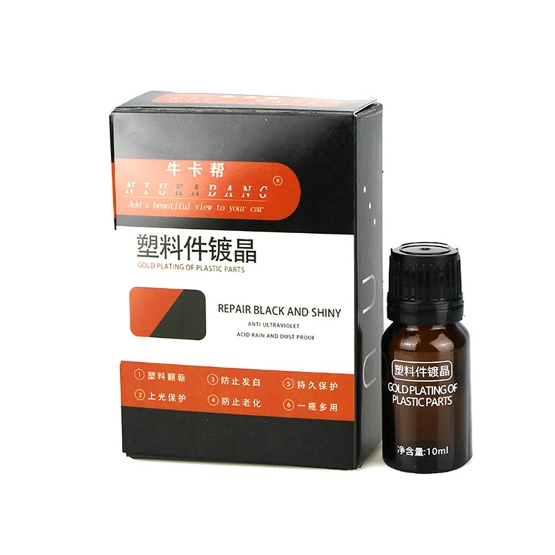 10ml Car Plastic Parts Refurbish Agent Auto Plastic Components Rubber Goods Coating Paste Maintenance Luqid Car Plastic Cleaner
10ml Car Plastic Parts Refurbish Agent Auto Plastic Components Rubber Goods Coating Paste Maintenance Luqid Car Plastic Cleaner