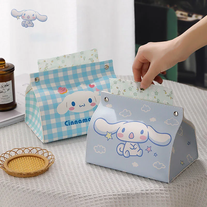 Cartoon PU Paper Towel Box Kawaii Sanrios Cinnamoroll Bedroom Office Paper Waterproof Paper Drawer Storage Storage Box Gift
Cartoon PU Paper Towel Box Kawaii Sanrios Cinnamoroll Bedroom Office Paper Waterproof Paper Drawer Storage Storage Box Gift