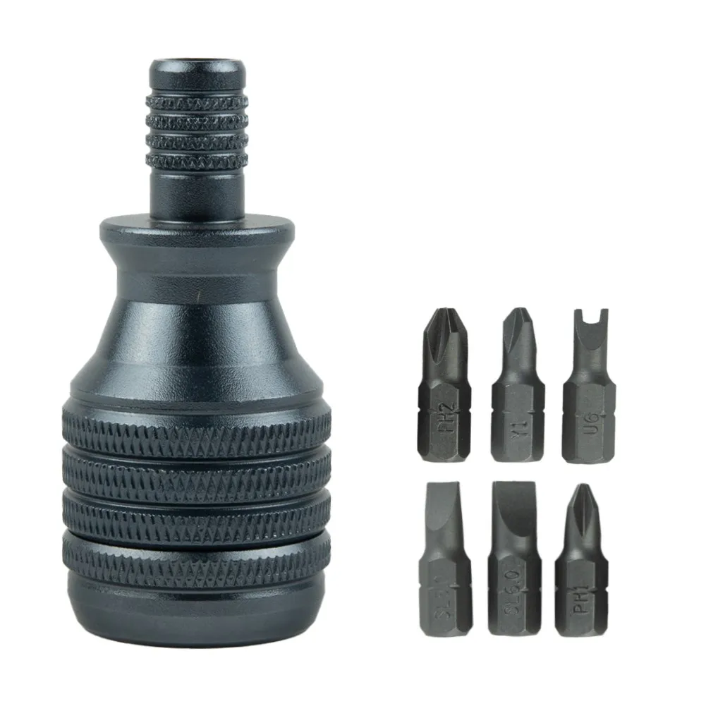 Screwdriver Set 1/4inch Magnetic Screwdriver Alloy Steel Drill Bit 7 In 1 80x30mm Home Repair Tools Household Hand Tool Set
Screwdriver Set 1/4inch Magnetic Screwdriver Alloy Steel Drill Bit 7 In 1 80x30mm Home Repair Tools Household Hand Tool Set