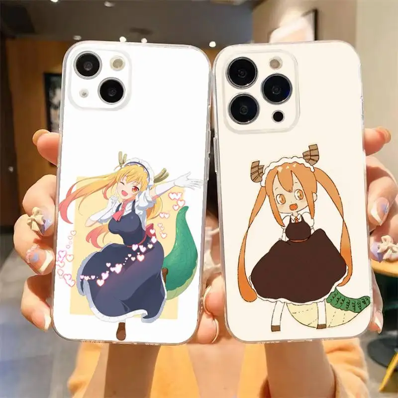Miss Kobayashi's Dragon Maid Phone Case For iPhone 11 12 Mini 13 14 Pro XS Max X 8 7 6s Plus 5 SE XR Transparent Shell
Miss Kobayashi's Dragon Maid Phone Case For iPhone 11 12 Mini 13 14 Pro XS Max X 8 7 6s Plus 5 SE XR Transparent Shell