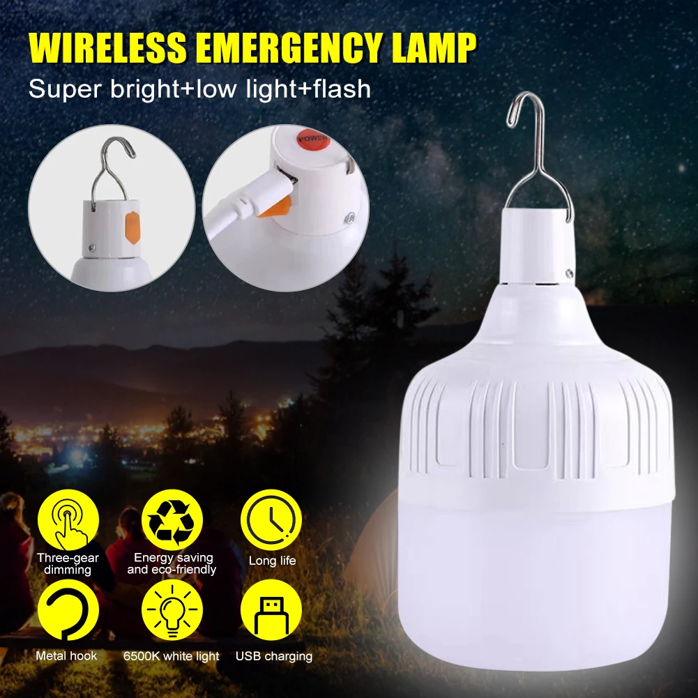 Portable Emergency Lights Portable Spotlights With Hook Outdoor USB Rechargeable Mobile LED Lamp Bulbs Fishing Camping Lighting
Portable Emergency Lights Portable Spotlights With Hook Outdoor USB Rechargeable Mobile LED Lamp Bulbs Fishing Camping Lighting