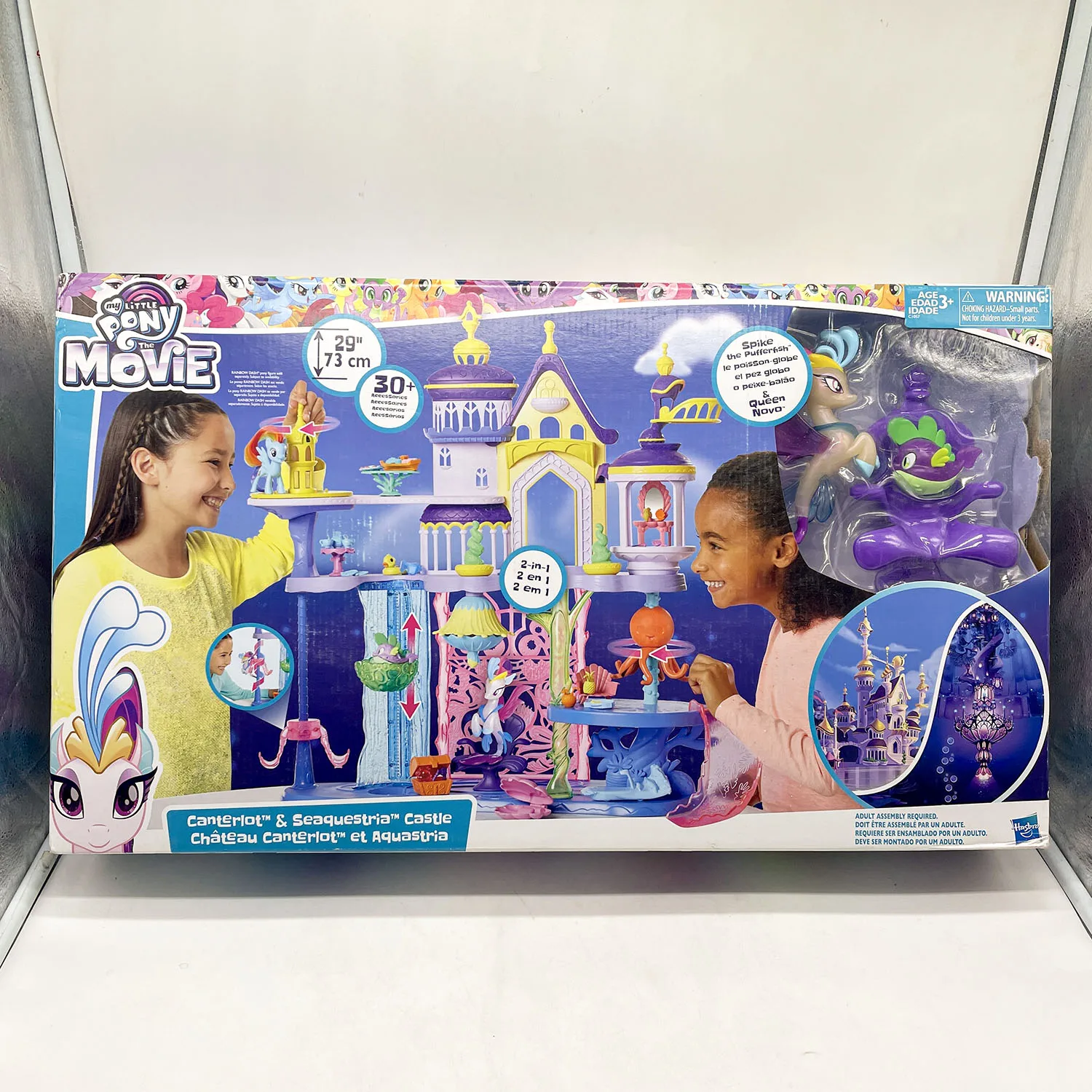 Hasbro My Little Pony The Movie C1057 Canterlot Seaquestria Castle Doll Gift Toy Model Anime Figures Collect Ornament Play House
Hasbro My Little Pony The Movie C1057 Canterlot Seaquestria Castle Doll Gift Toy Model Anime Figures Collect Ornament Play House