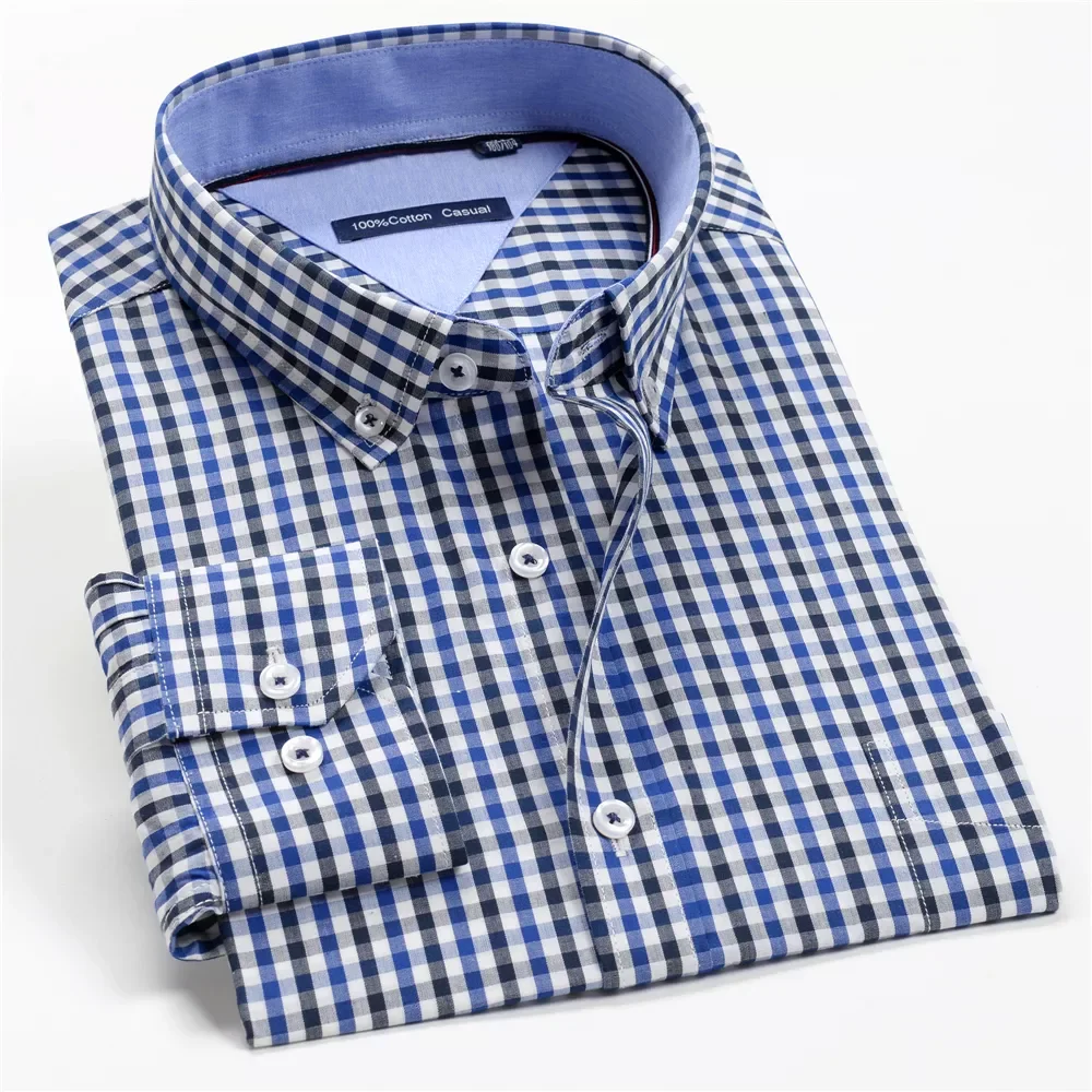 Long Sleeve Shirt Business Casual Loose and Straight Office Shirt Male Brand Plus Size 7XL 8XL 9XL 10XL Colors Men's Plaid
Long Sleeve Shirt Business Casual Loose and Straight Office Shirt Male Brand Plus Size 7XL 8XL 9XL 10XL Colors Men's Plaid