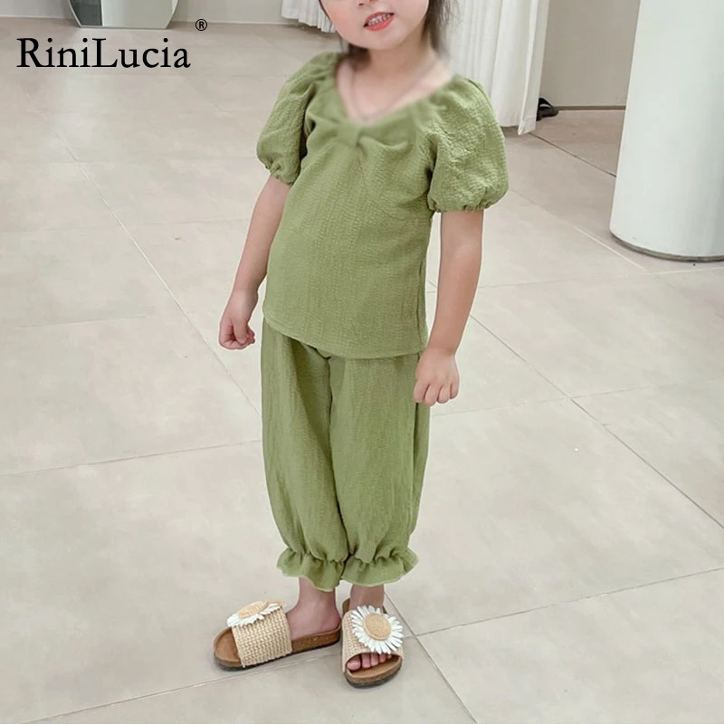 RiniLucia Kids Girls Clothing Sets Summer Baby Girls Clothes Bow Short Sleeve Shirt+Ruffles Pant 2Pcs Children Clothes Suits
RiniLucia Kids Girls Clothing Sets Summer Baby Girls Clothes Bow Short Sleeve Shirt+Ruffles Pant 2Pcs Children Clothes Suits
