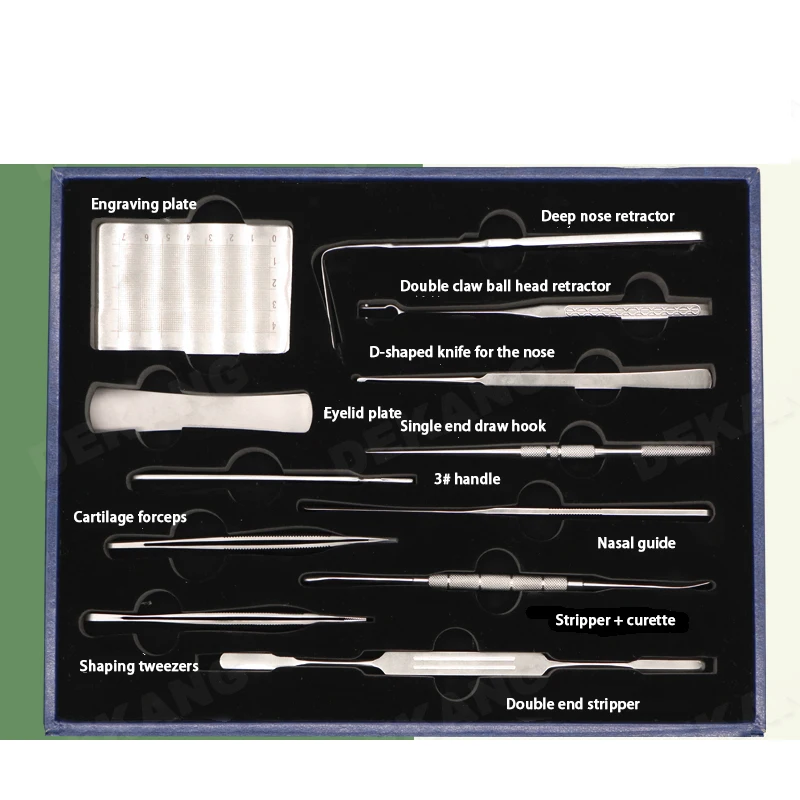 Nasal Integrated Instrument Set Cosmetic Surgery Nasal Surgical Correction Nasal Prosthesis Placed Forceps Nose Splint
Nasal Integrated Instrument Set Cosmetic Surgery Nasal Surgical Correction Nasal Prosthesis Placed Forceps Nose Splint