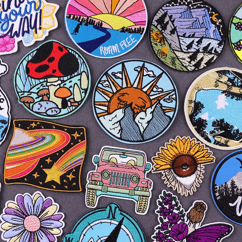 Mountain Adventure Embroidery Patch Iron On Patches For Clothing Thermoadhesive Patches On Clothes Sun Moon Patch Outdoor Badges
Mountain Adventure Embroidery Patch Iron On Patches For Clothing Thermoadhesive Patches On Clothes Sun Moon Patch Outdoor Badges
