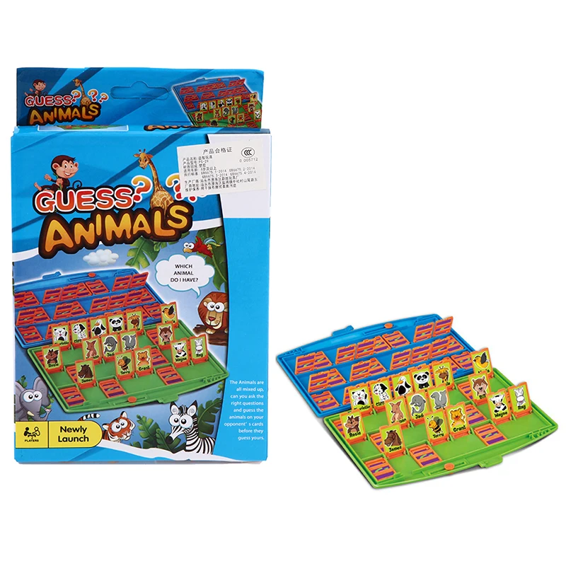 1PC Who Is Animal Board Game Set Kid Logical IQ Toy Activity Party Game Multi Player
1PC Who Is Animal Board Game Set Kid Logical IQ Toy Activity Party Game Multi Player