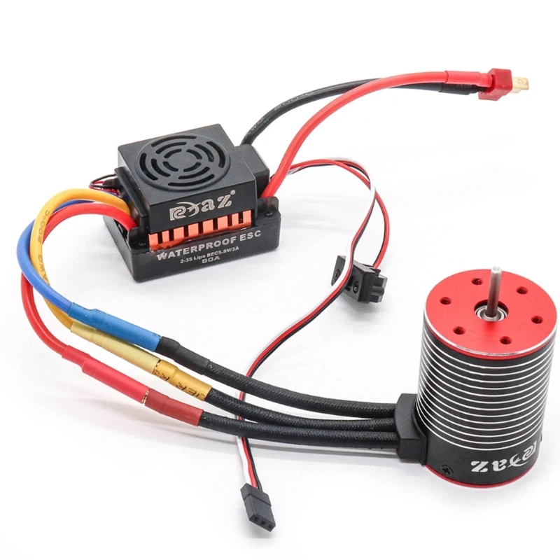 60A Brushless Motor Electronic Speed Controller ESC BEC 5.8V/3A for 1/10 RC Car
60A Brushless Motor Electronic Speed Controller ESC BEC 5.8V/3A for 1/10 RC Car