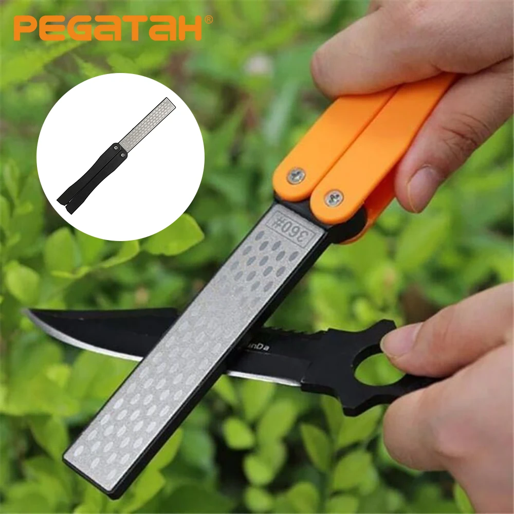 Diamond Pocket Sharpener Knife Sharpener Folding Knife Garden Tools Sharpening 400/600 Grit Double Sided Sharpening Stone 
Diamond Pocket Sharpener Knife Sharpener Folding Knife Garden Tools Sharpening 400/600 Grit Double Sided Sharpening Stone