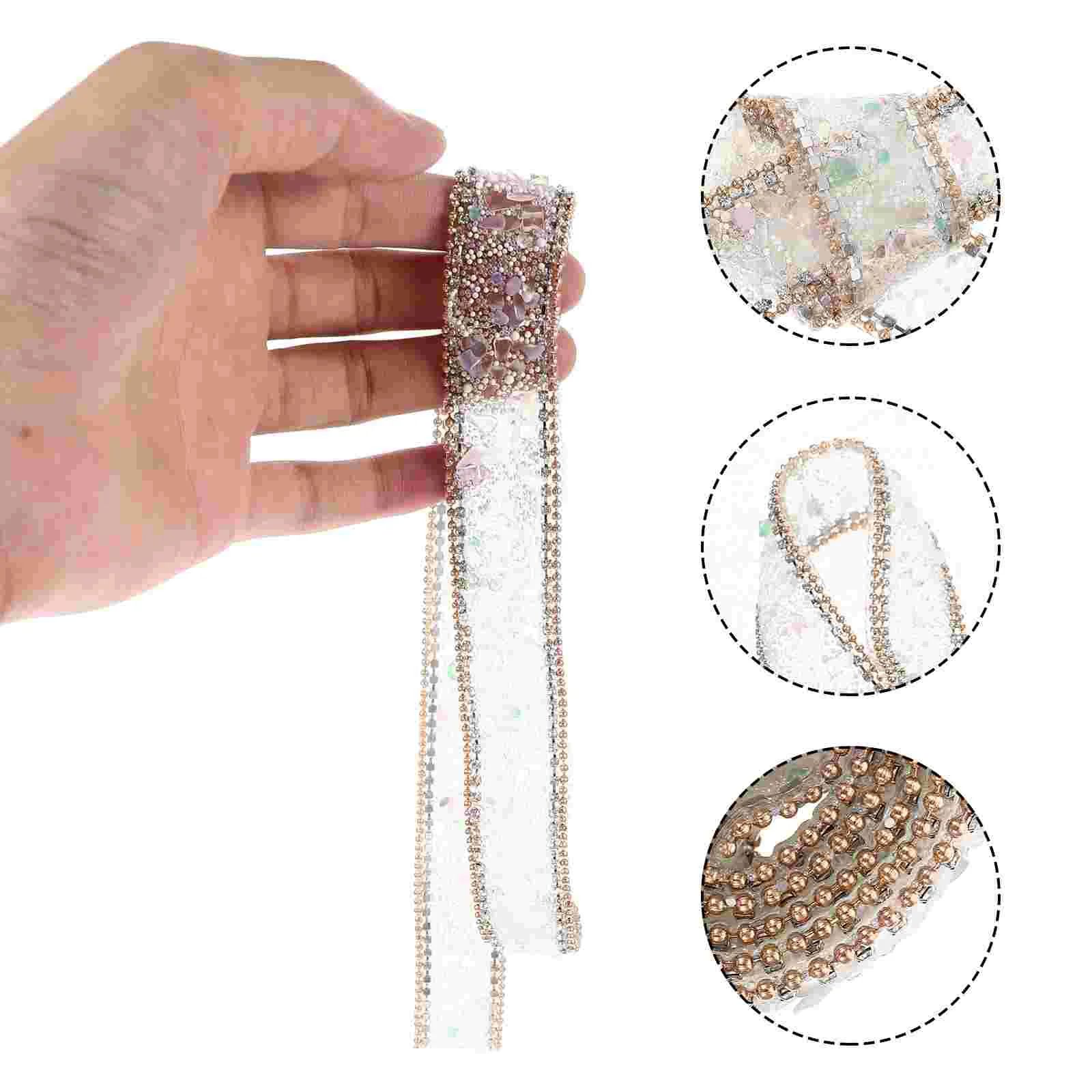 Trim Rhinestone Crystal Applique Ribbon Chain Beaded Pearl Tassel Fringe Wrap Costume Ironfor Bridal Craft Patch Clothes
Trim Rhinestone Crystal Applique Ribbon Chain Beaded Pearl Tassel Fringe Wrap Costume Ironfor Bridal Craft Patch Clothes