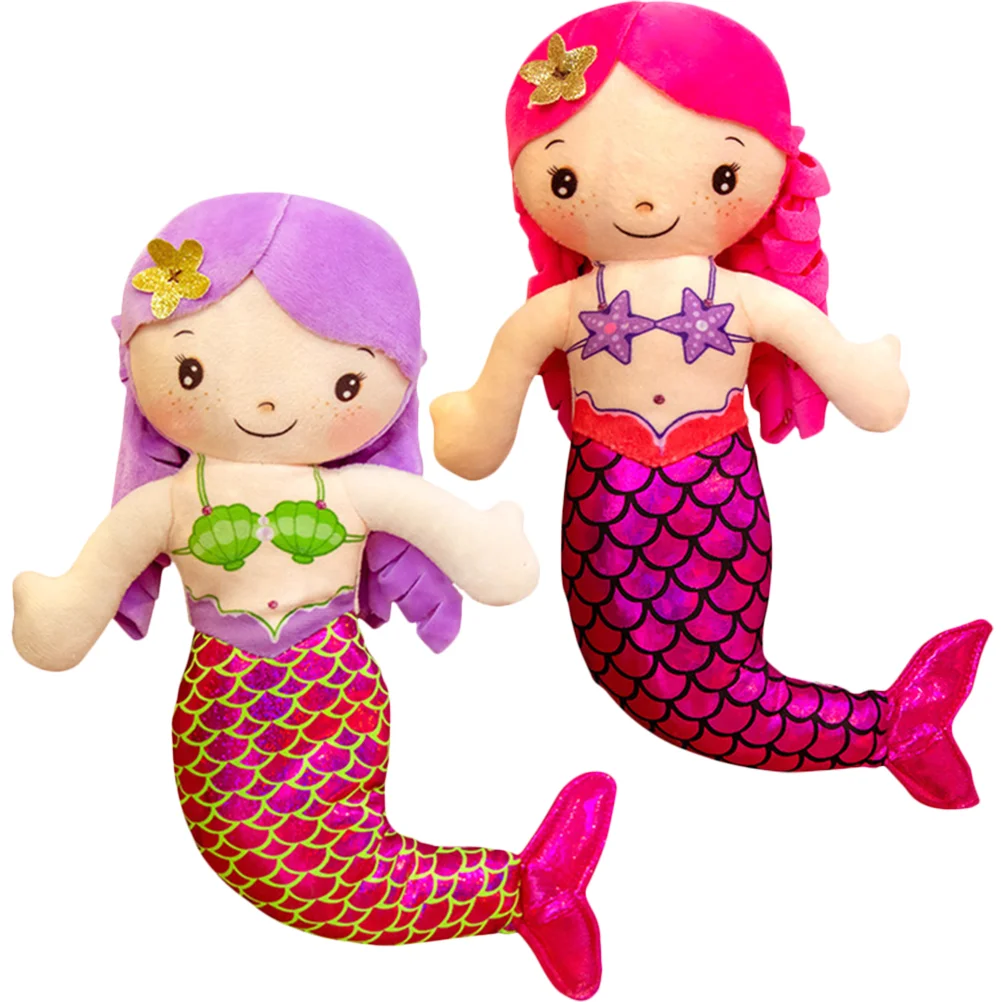 2 Pcs Mermaid Stuffed Dolls Toy Plush Pillows Kids Cartoon Ocean Animal Swimming
2 Pcs Mermaid Stuffed Dolls Toy Plush Pillows Kids Cartoon Ocean Animal Swimming