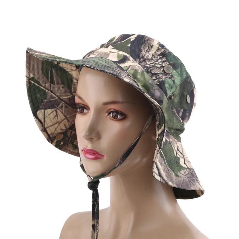 Men Women Sports Washed Cotton Twill Chin Cord Military Camouflage Hunting Hat Travel Sun Cap Bucket Style Fisherman Hats
Men Women Sports Washed Cotton Twill Chin Cord Military Camouflage Hunting Hat Travel Sun Cap Bucket Style Fisherman Hats