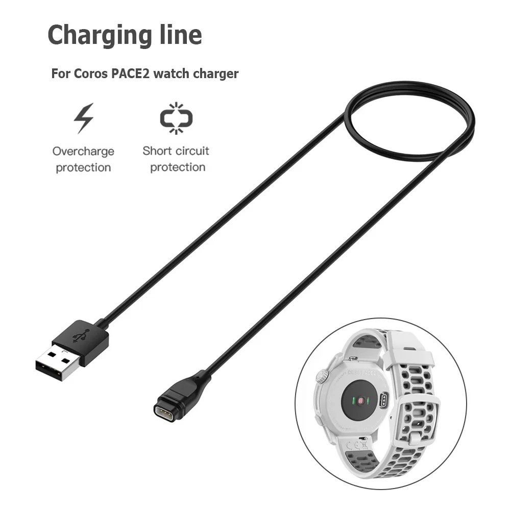 1m Watch Charging Cable for COROS PACE2/APEX/APEX Pro/APEX42/VERTIX/VERTIX2 Charger Cord Line Smart Watches Accessories
1m Watch Charging Cable for COROS PACE2/APEX/APEX Pro/APEX42/VERTIX/VERTIX2 Charger Cord Line Smart Watches Accessories