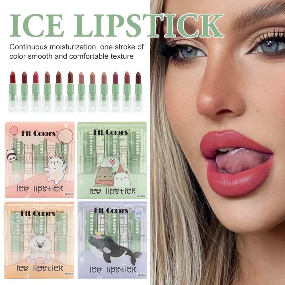3Pcs/Set Matte Velvet Lipstick Waterproof Long-lasting Sweatproof Lip Stick High Pigmented Lip Tint Lip Makeup Gift For Women
3Pcs/Set Matte Velvet Lipstick Waterproof Long-lasting Sweatproof Lip Stick High Pigmented Lip Tint Lip Makeup Gift For Women