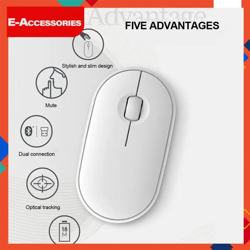Mute Wireless Silent Mouse Adjustable Ultra-thin Mouse 3 Keys Pebble Silent Mouse For PC Laptop Dual Model Portable 2.4GHz USB
Mute Wireless Silent Mouse Adjustable Ultra-thin Mouse 3 Keys Pebble Silent Mouse For PC Laptop Dual Model Portable 2.4GHz USB