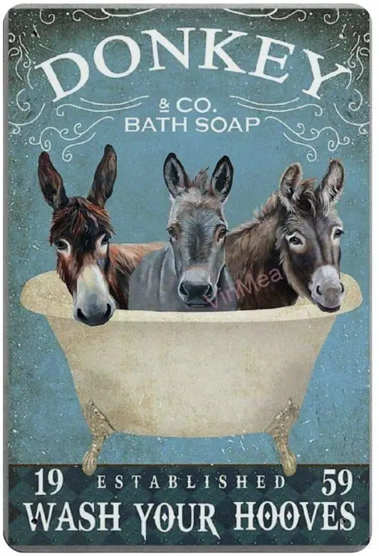 ВИНТАЖНЫЙ ПЛАКАТ, металлический знак Donkey and Co, банное мыло, металлический жестяной знак, Настенный декор
ВИНТАЖНЫЙ ПЛАКАТ, металлический знак Donkey and Co, банное мыло, металлический жестяной знак, Настенный декор