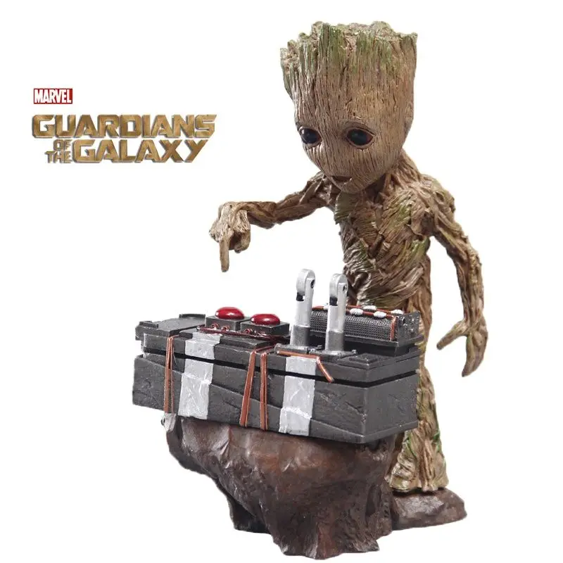 

Marvel Guardians of the Galaxy Anime Movie Little Tree Man Groot Children's New Hand-run Model Doll Ornament Doll Holiday Gift