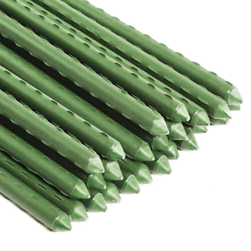 Practical 25 Pack Garden Stakes Metal Plastic Coated Plant Cage Supports Climbing for Tomatoes,Trees,Cucumber,Fences,Beans,40cm
Practical 25 Pack Garden Stakes Metal Plastic Coated Plant Cage Supports Climbing for Tomatoes,Trees,Cucumber,Fences,Beans,40cm