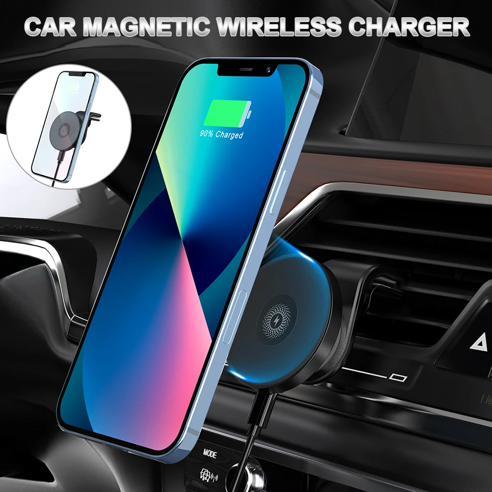 Universal Car Phone Charger Wireless Charging 15W Air Outlet Clip Phone Mount Adjustable Bracket Phone Holder for iPhone 12 13
Universal Car Phone Charger Wireless Charging 15W Air Outlet Clip Phone Mount Adjustable Bracket Phone Holder for iPhone 12 13