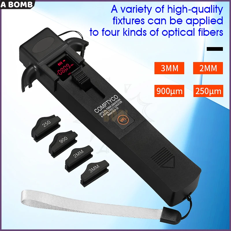 Free Shipping AUA-35 High Quality Optical Fiber Identifier With LED And 10mw Visual Fault Locator Optic Fiber Testing 800-1700nm
Free Shipping AUA-35 High Quality Optical Fiber Identifier With LED And 10mw Visual Fault Locator Optic Fiber Testing 800-1700nm