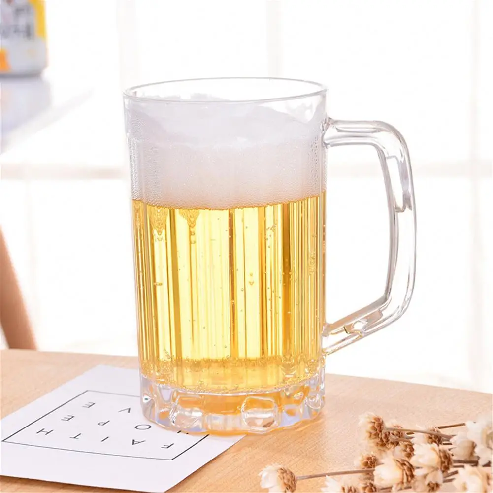 500ml Transparent Beer Mug Multi-purpose Drinks Cups Unbreakable Milk Coffee Juice Water Cup Drinkware for Home Party Bar KTV
500ml Transparent Beer Mug Multi-purpose Drinks Cups Unbreakable Milk Coffee Juice Water Cup Drinkware for Home Party Bar KTV