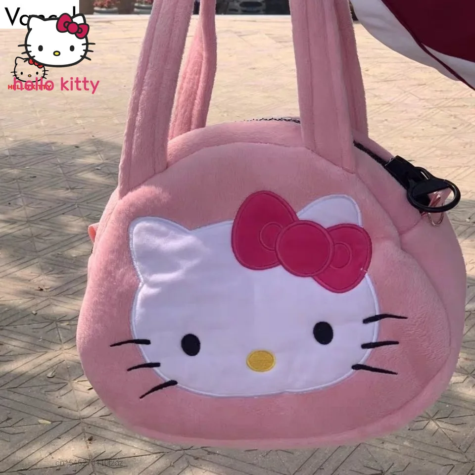 Sanrio, плюшевая наплечная сумка Hello Kitty, Лолита, Мягкая Милая девочка, милый КТ-Кот, большой объем, Студенческая сумка-тоут JK для женщин zap детей 
Sanrio, плюшевая наплечная сумка Hello Kitty, Лолита, Мягкая Милая девочка, милый КТ-Кот, большой объем, Студенческая сумка-тоут JK для женщин zap детей