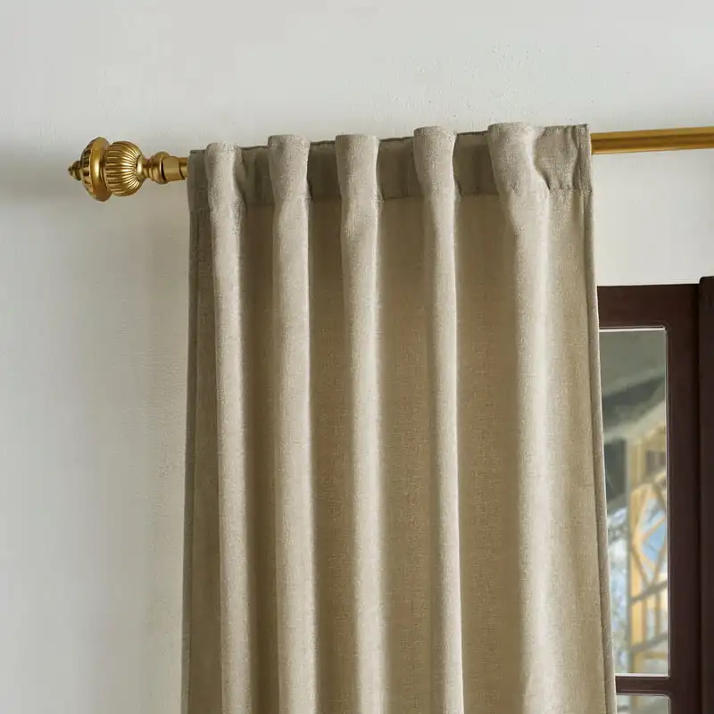 Luxurious 95" Safari Chenille Set of Two Super Soft, Heat Insulated Backtab Curtains for Home - Bring Comfort & Style to Your Ho
Luxurious 95" Safari Chenille Set of Two Super Soft, Heat Insulated Backtab Curtains for Home - Bring Comfort & Style to Your Ho