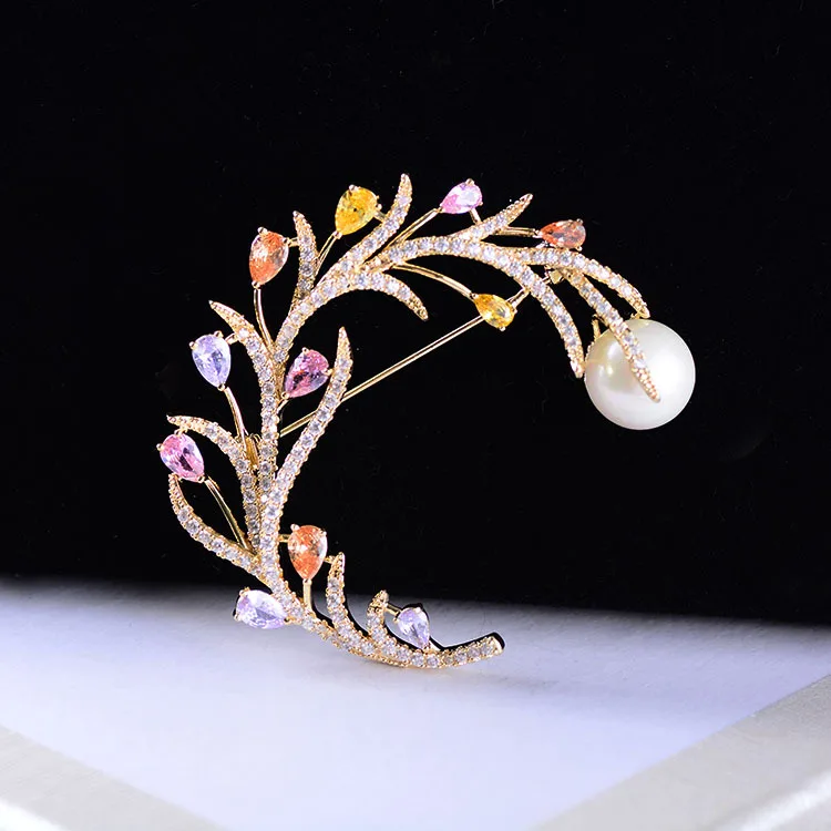 New Copper Inlaid Zircon Korean Version Pearl Corsage Micro Letter Corsage Wedding Accessories Coat Temperament Accessories
New Copper Inlaid Zircon Korean Version Pearl Corsage Micro Letter Corsage Wedding Accessories Coat Temperament Accessories