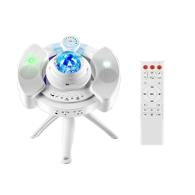 4 In 1 Galaxy Projector LED Night Light With Dual Stereo Music Speaker Timer Star Sky Light For Room Decoration
4 In 1 Galaxy Projector LED Night Light With Dual Stereo Music Speaker Timer Star Sky Light For Room Decoration