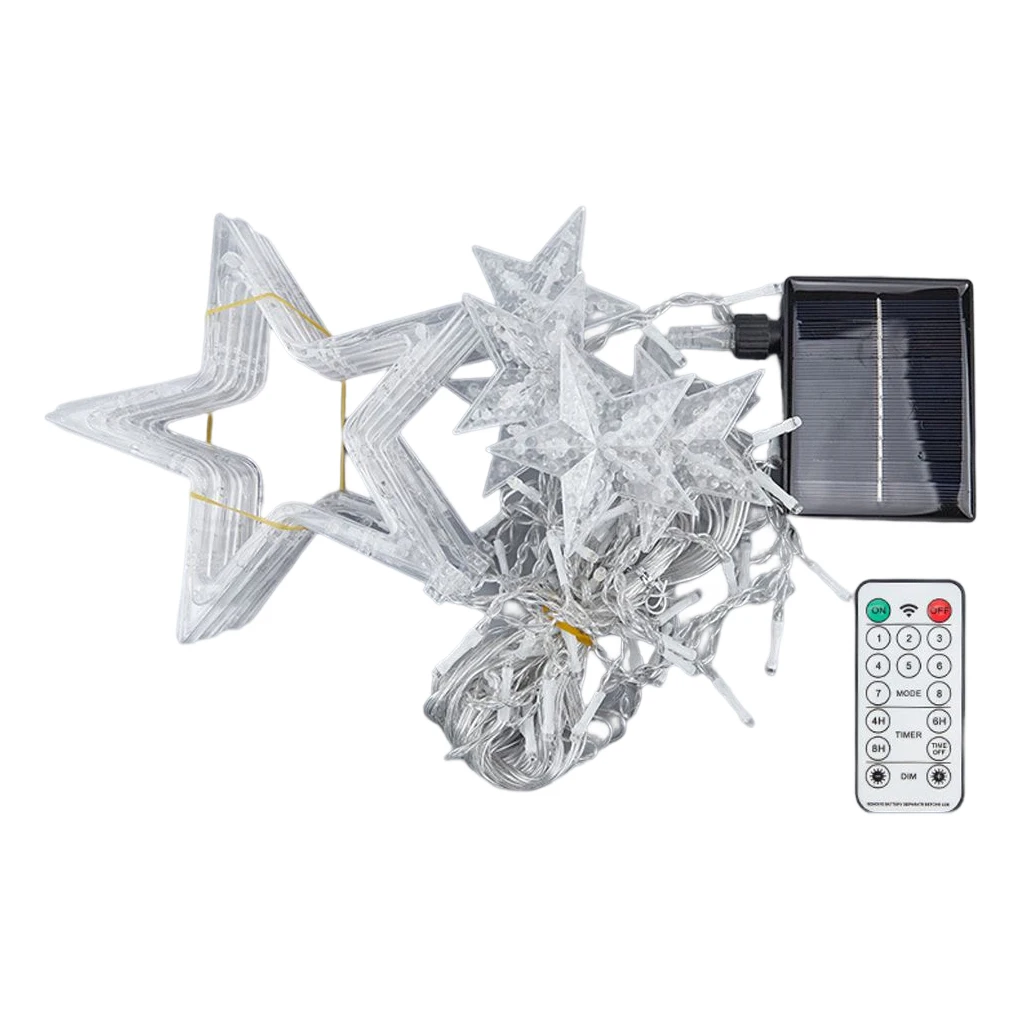 Star Solar String Lights Garland Window Curtain Light Decorative Holiday Lighting Home Wedding Anniversary Ornaments
Star Solar String Lights Garland Window Curtain Light Decorative Holiday Lighting Home Wedding Anniversary Ornaments