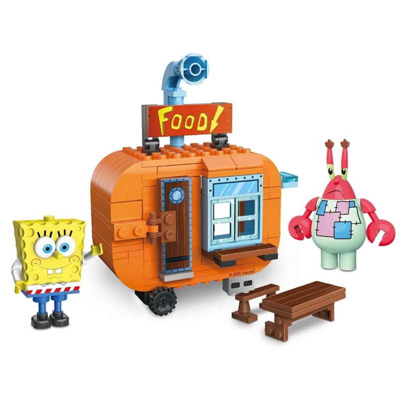 Moive Cute Cartoon Series The Krusty Krab restaurant House Friends Castle Model Building Blocks Bricks Toys Kid Birthday Gift
Moive Cute Cartoon Series The Krusty Krab restaurant House Friends Castle Model Building Blocks Bricks Toys Kid Birthday Gift